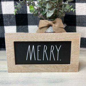 Rae Dunn Christmas Merry Sign